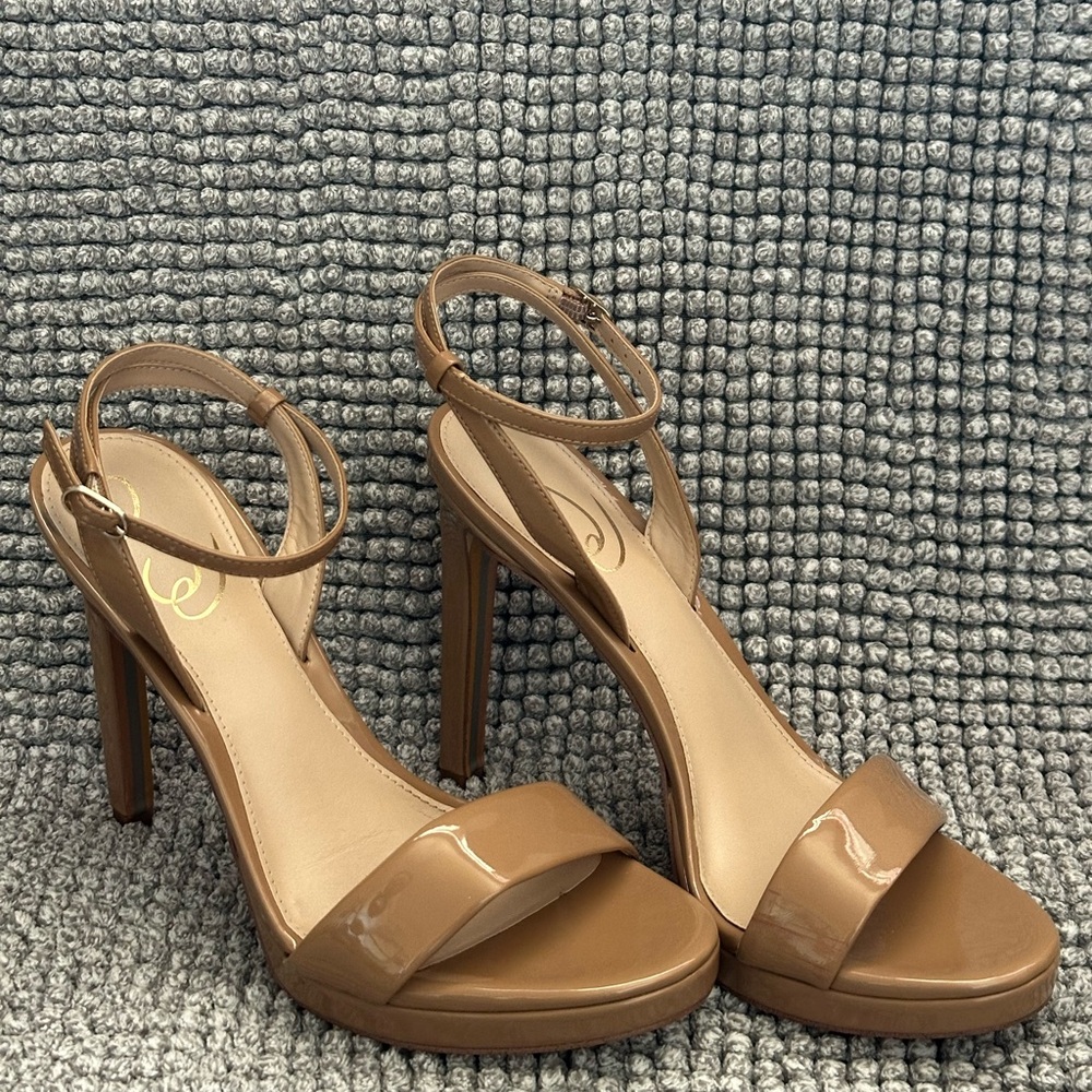 Like new Sam Edelman nude high heel Jade Rosa blush patent
